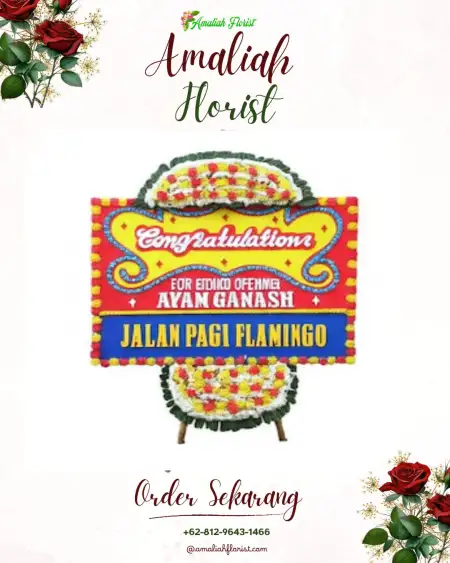 Sewa Papan Bunga Penumangan Baru